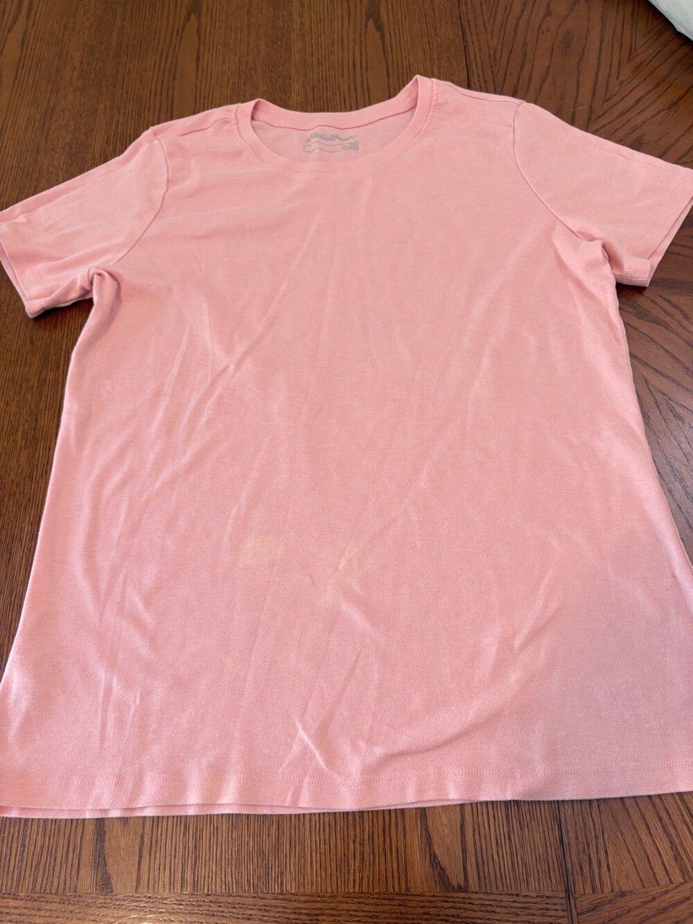 Eddie Bauer Women's Legend Wash Crew Neck Tee Peach 2TXL Tall